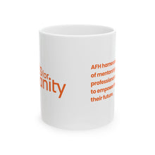 Load image into Gallery viewer, AFH Logo White Mug