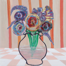 Load image into Gallery viewer, Checkered Flower